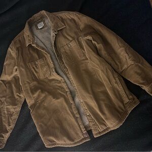 L.L. Bean Men's Tan Corduroy Shirt Jacket
